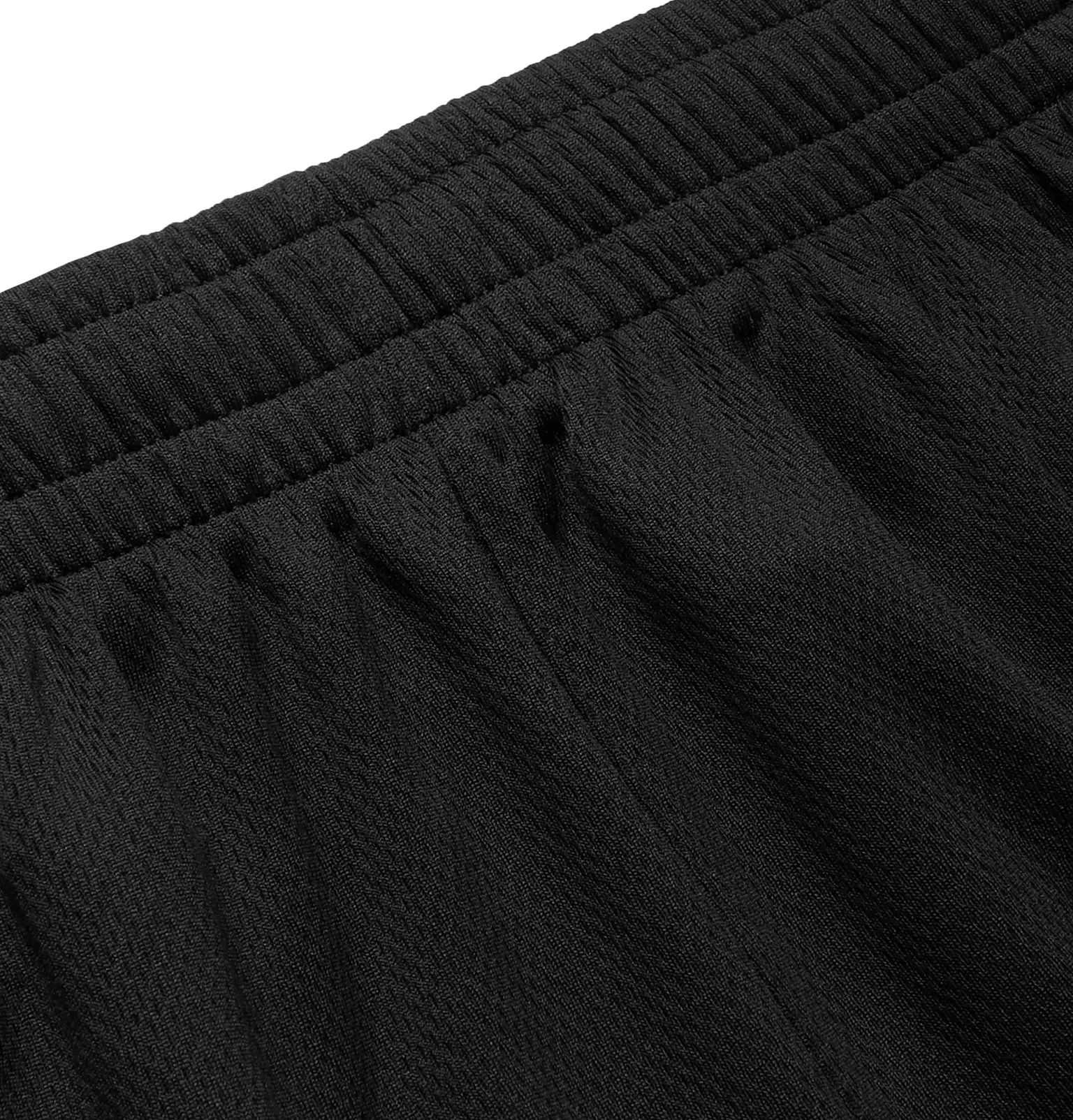 Wide-Leg Logo-Detailed Piped Perforated Shell Track Pants - 3