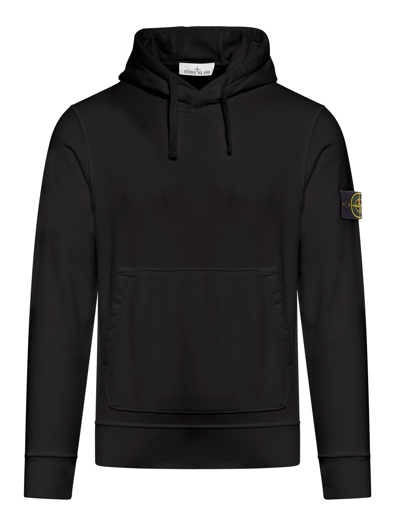 ★【STONE 】★64151 Cotton Fleece Hooded Sweatshir.t★ Stone Island - 64151 Felpa Sweatshirt in Black – Stoy