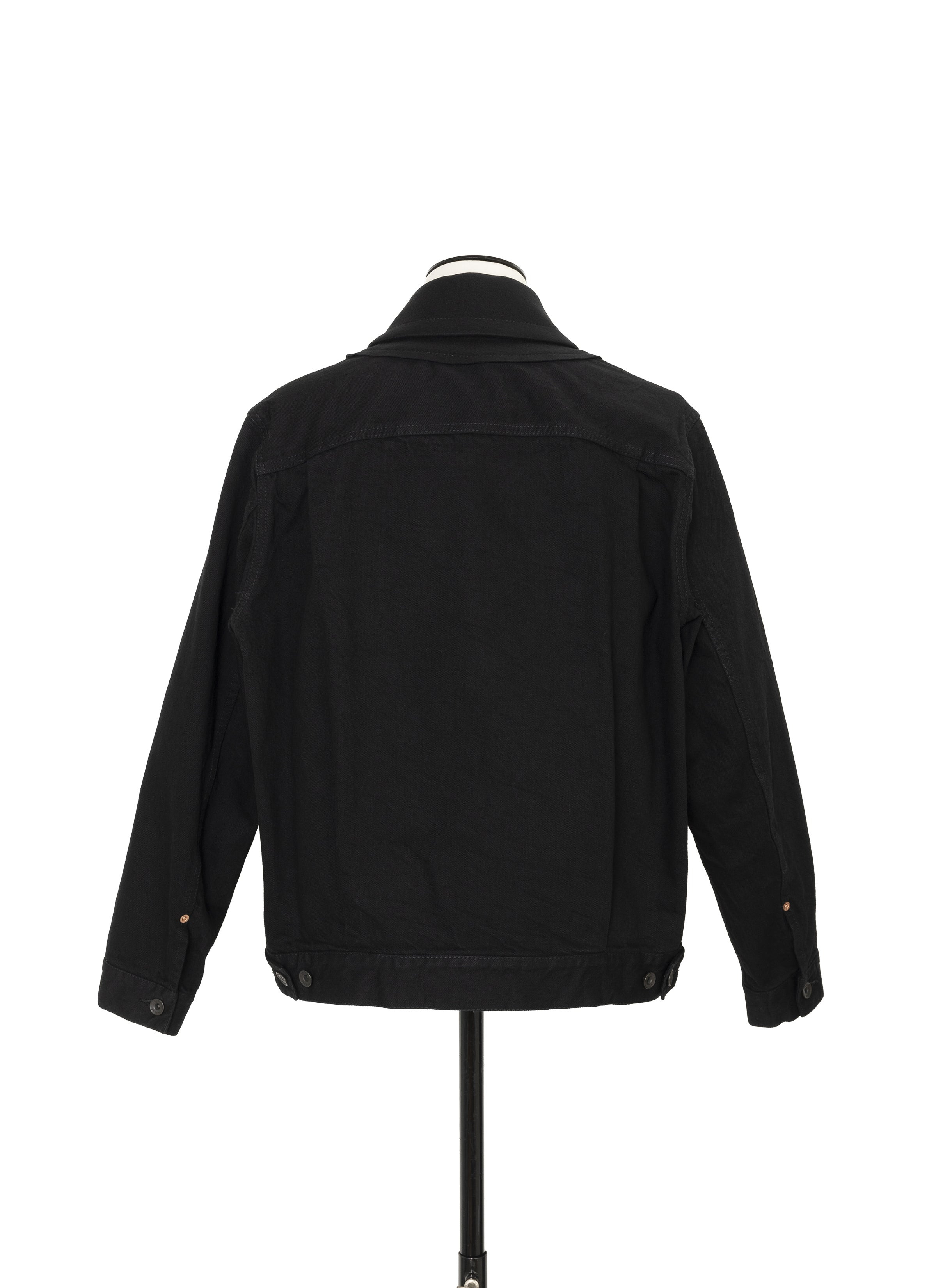 Denim x Wool Melton Jacket - 3