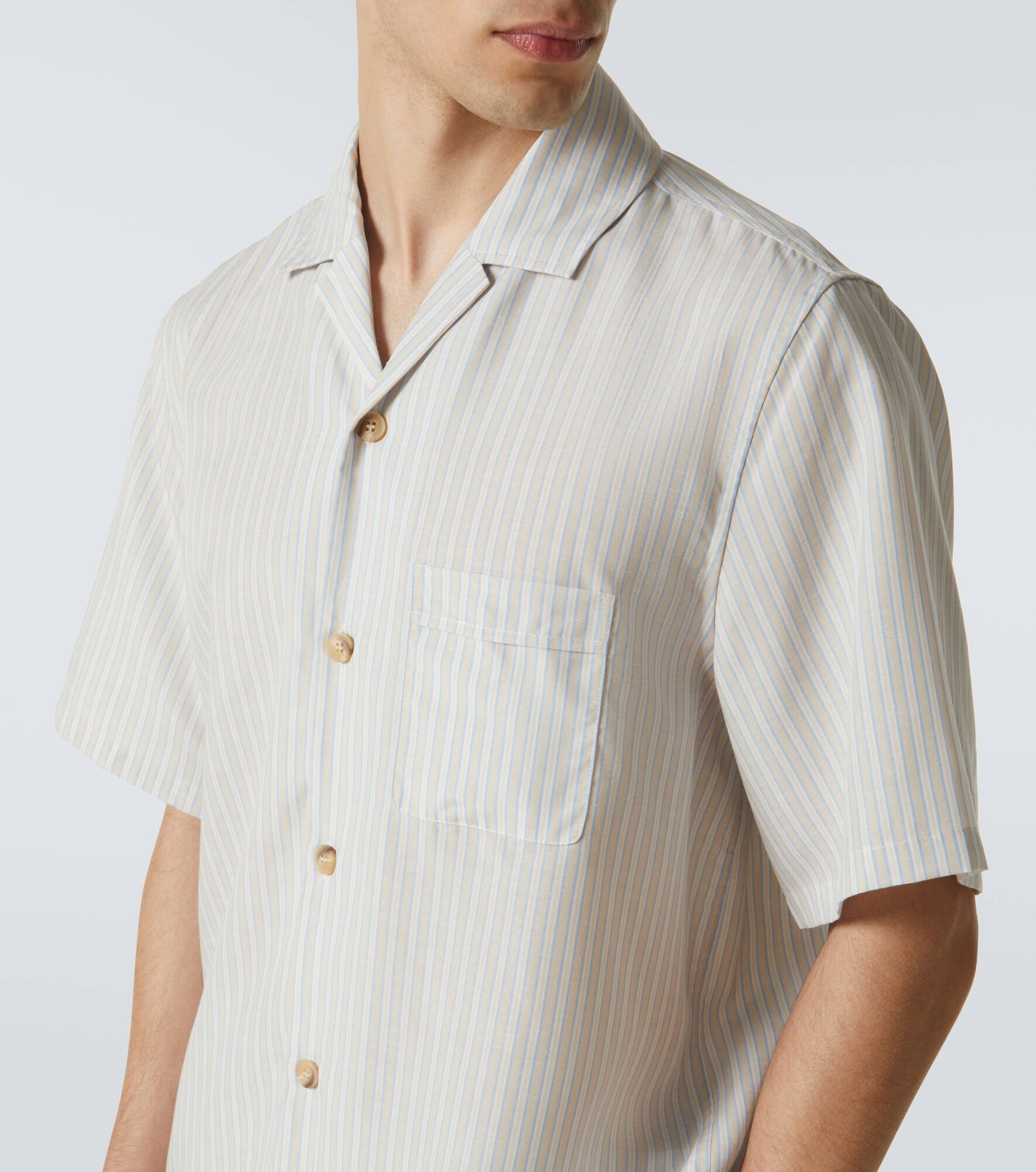 Striped bowling shirt - 5
