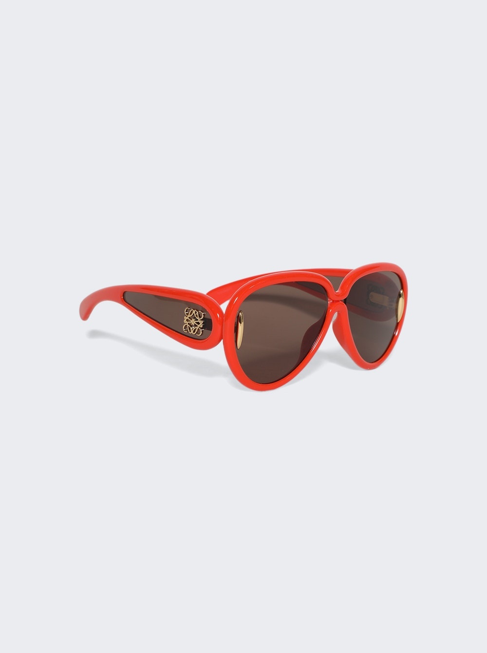 Pilot Mask Sunglasses Shiny Orange - 2