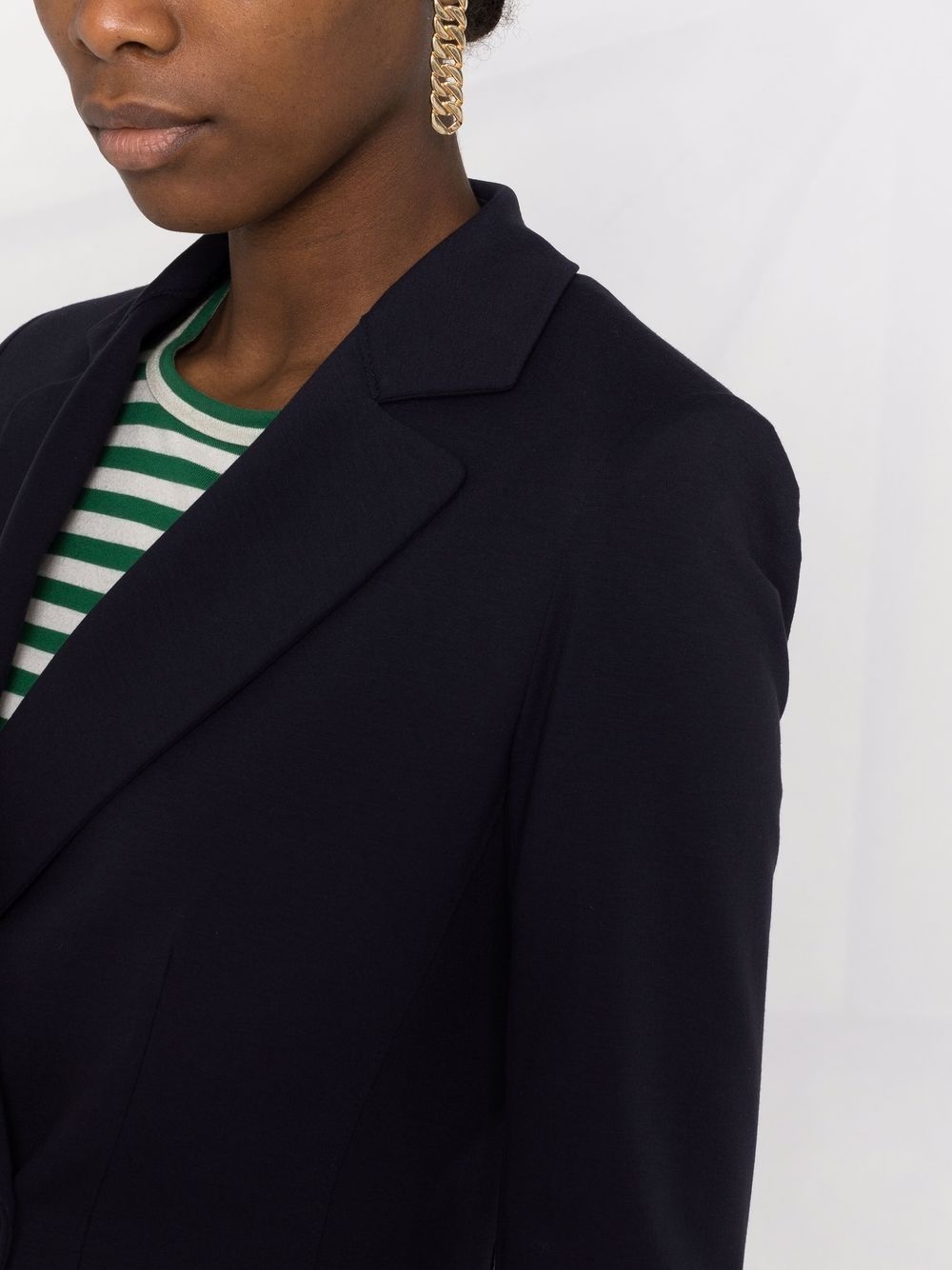 notched-lapel double-breasted jacket - 3