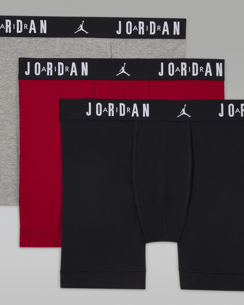 Jordan Flight Men's Cotton Boxer Briefs (3-Pack) - 1