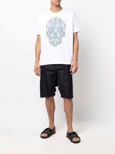 Junya Watanabe MAN skull-print cotton T-Shirt outlook