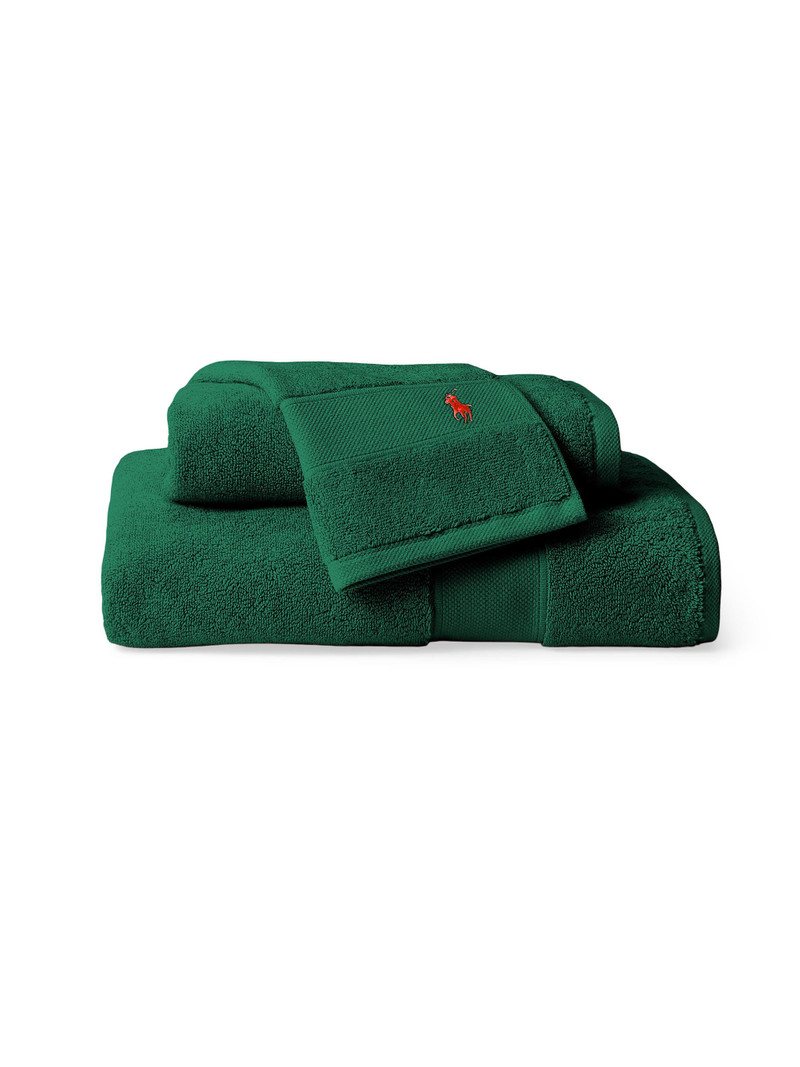 Polo Player Cotton Bath Mat - College Green 4