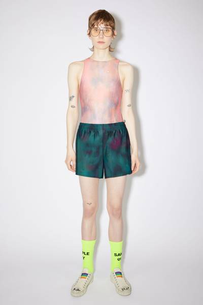 Acne Studios Cloud dye swim shorts - Emerald green outlook
