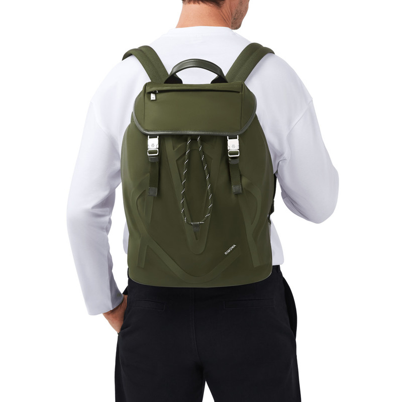 Signature - Nylon Flap Backpack Large 3