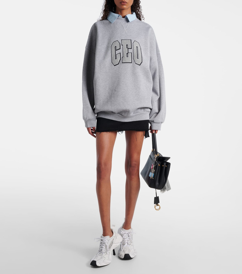 BALENCIAGA CEO Team cotton jersey sweatshirt outlook