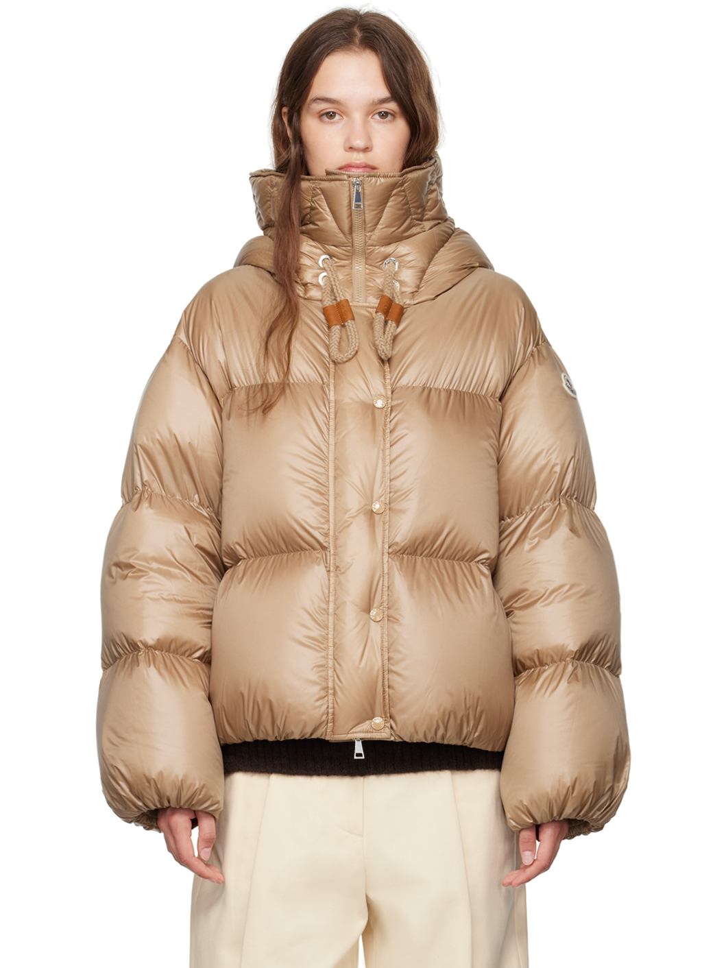 Beige Borey Down Jacket - 1