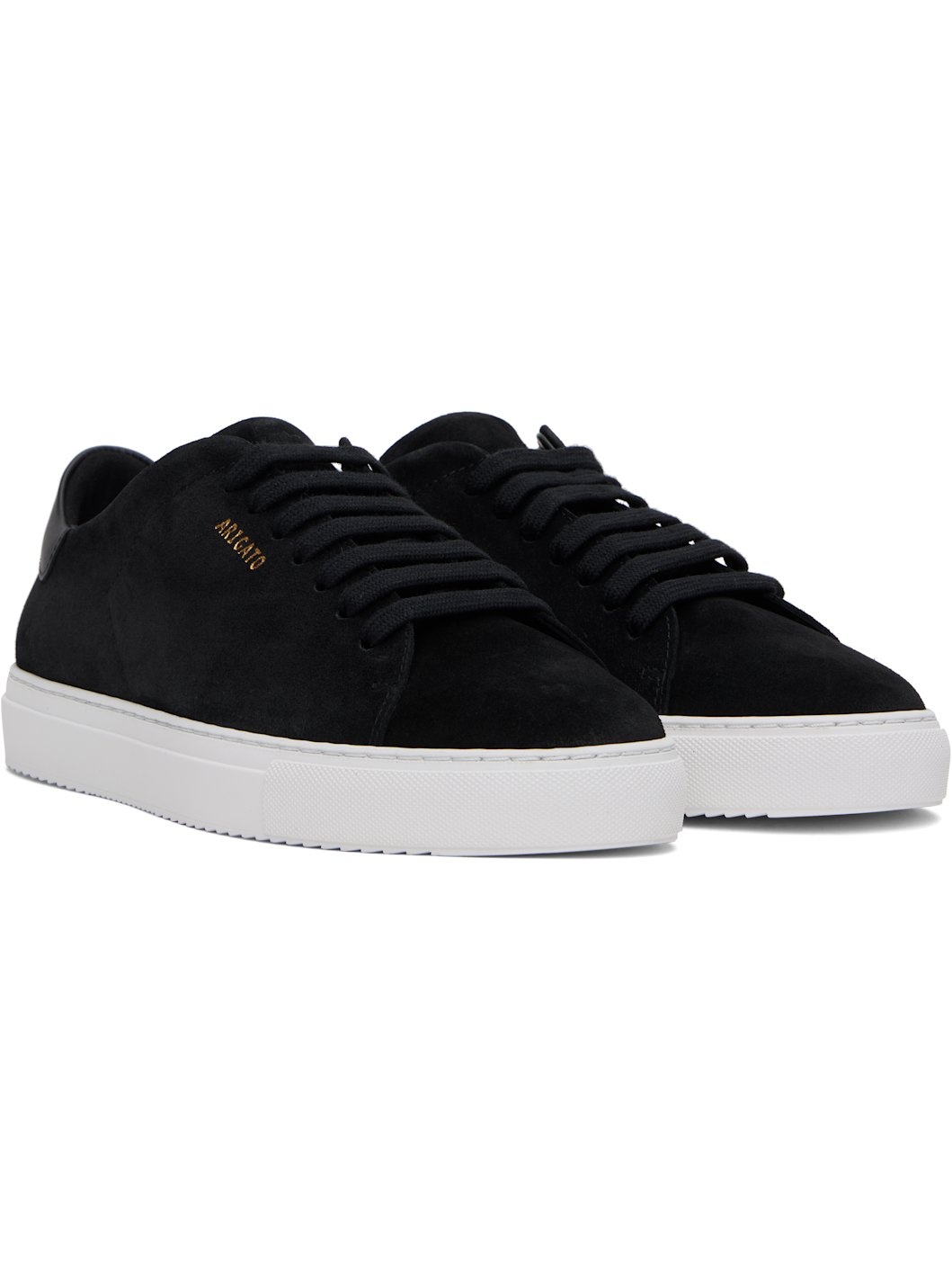 Black Clean 90 Suede Sneakers - 4