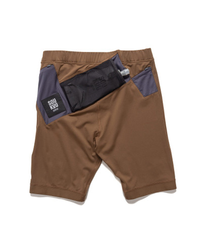 The North Face x Undercover SOUKUU Trail Run Utility Short Tight Periscope Grey outlook