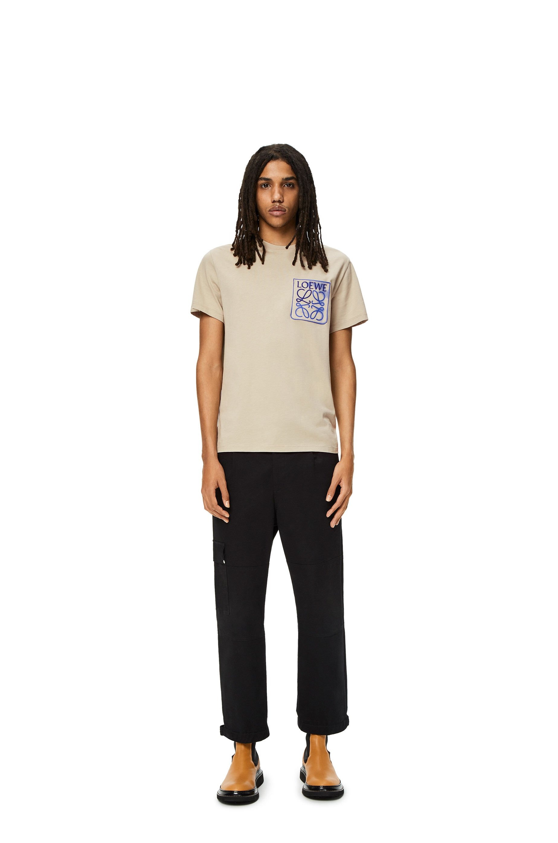 Anagram fake pocket T-shirt in cotton - 2