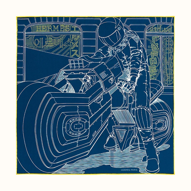 Mysterious Rider pocket square 45 1