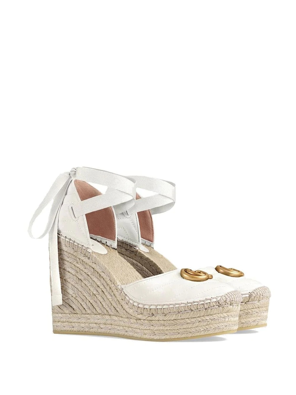 Leather platform espadrille - 2