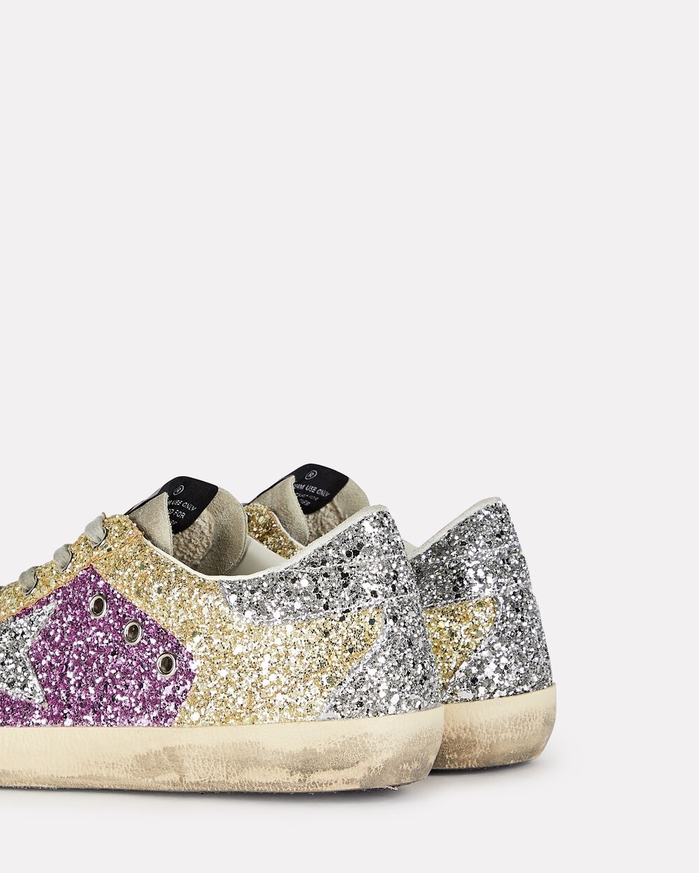 Superstar Glitter Low-Top Sneakers - 3