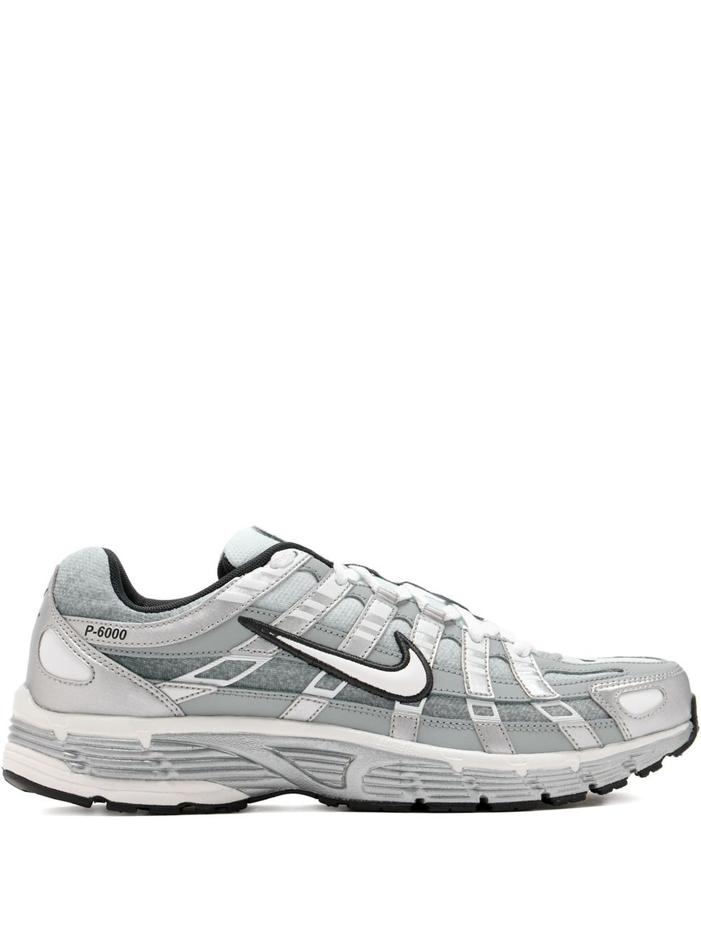 P-6000 silver sneakers - 1