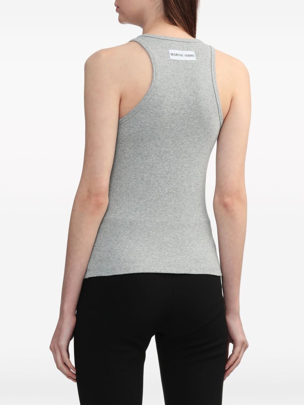 Crescent Moon-embroidered tank top - 4