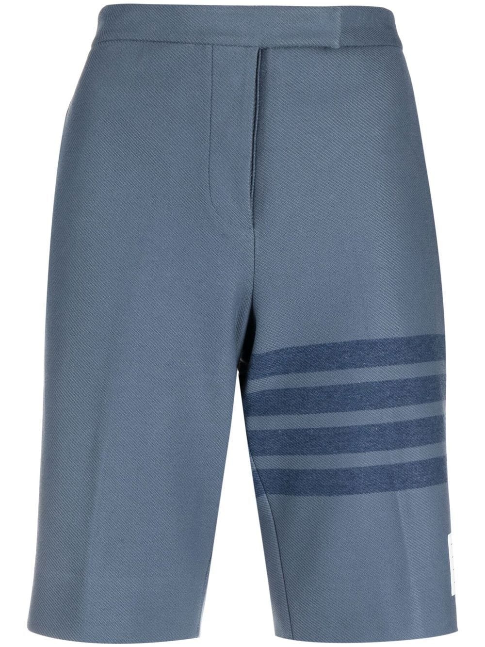 4-bar stripe bermuda shorts - 1