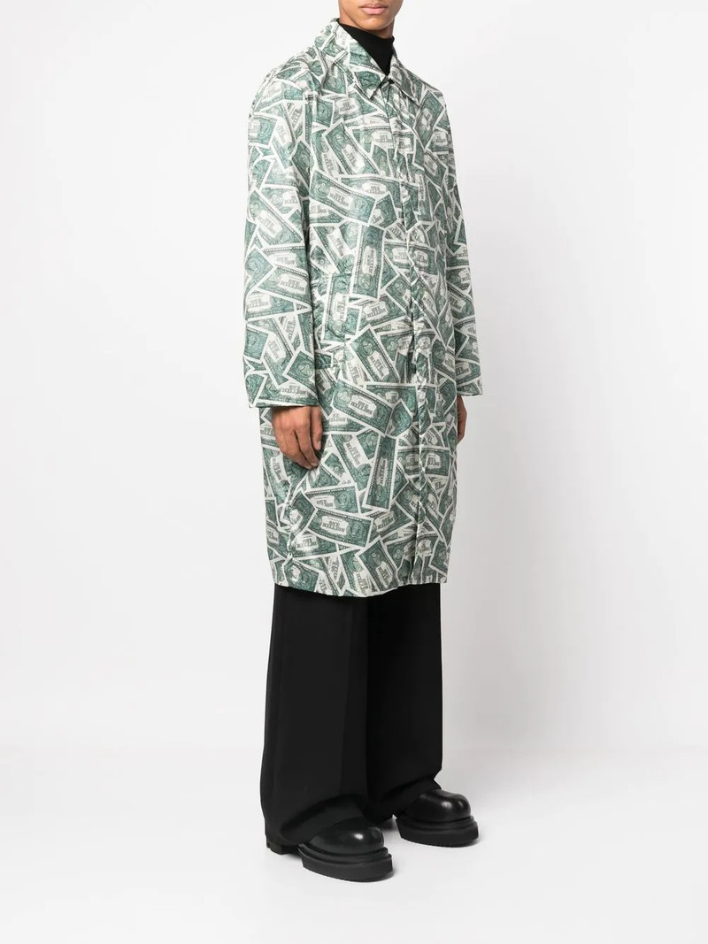 money-print oversized raincoat 4