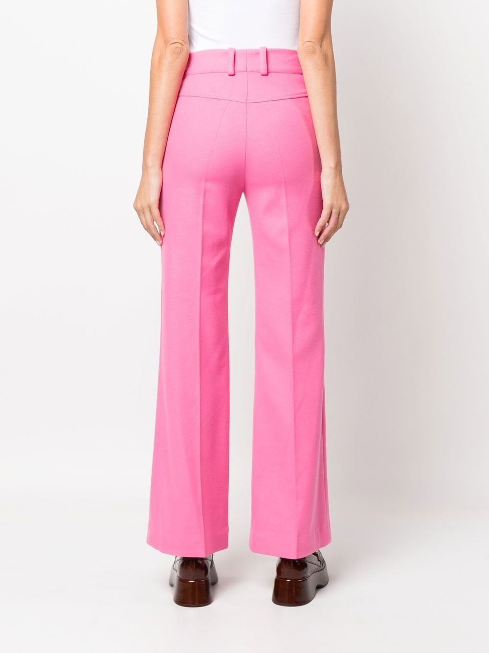 straight-leg tailored trousers - 4