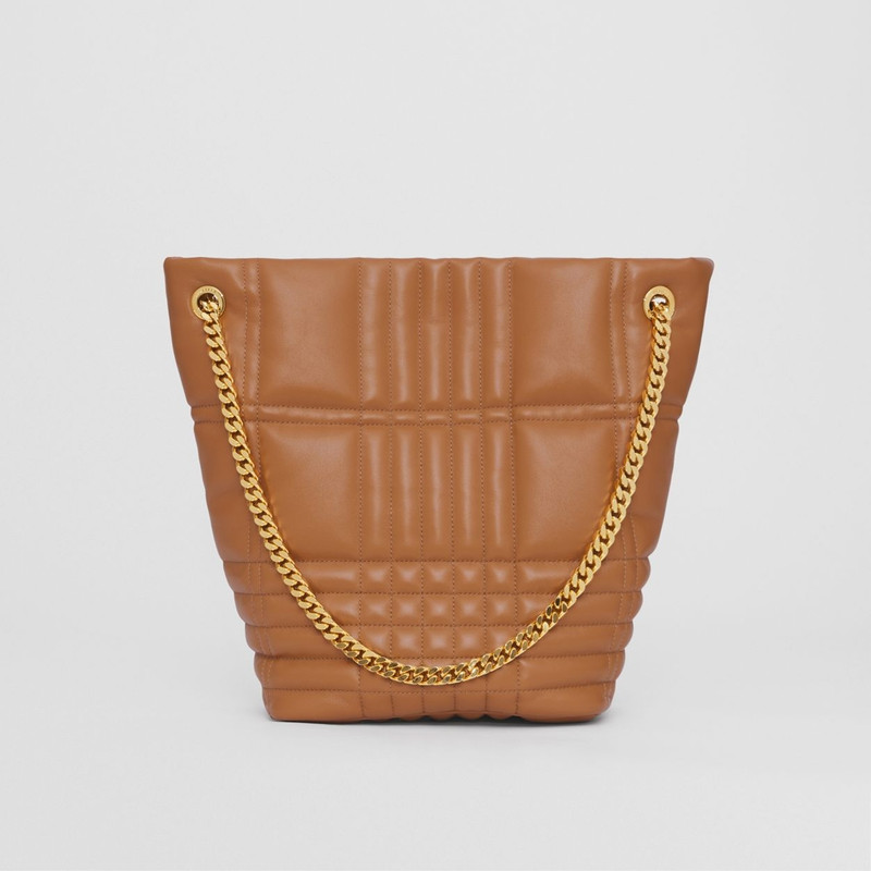 Medium Quilted Lambskin Lola Bucket Bag 8