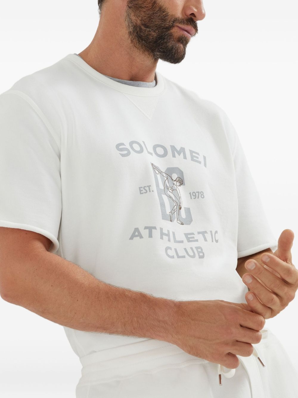 graphic-print cotton T-shirt - 4