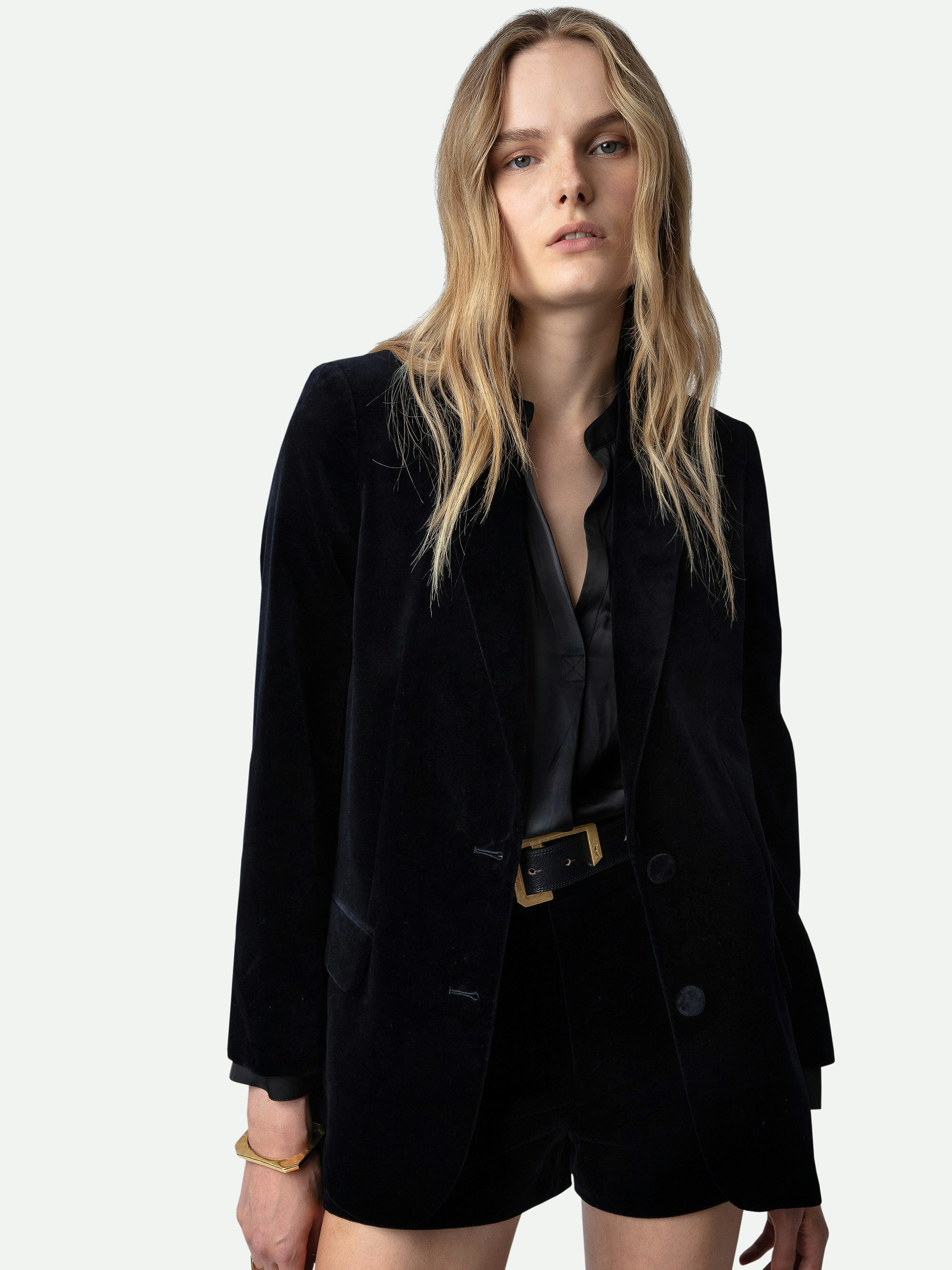 Viva Velvet Blazer - 5