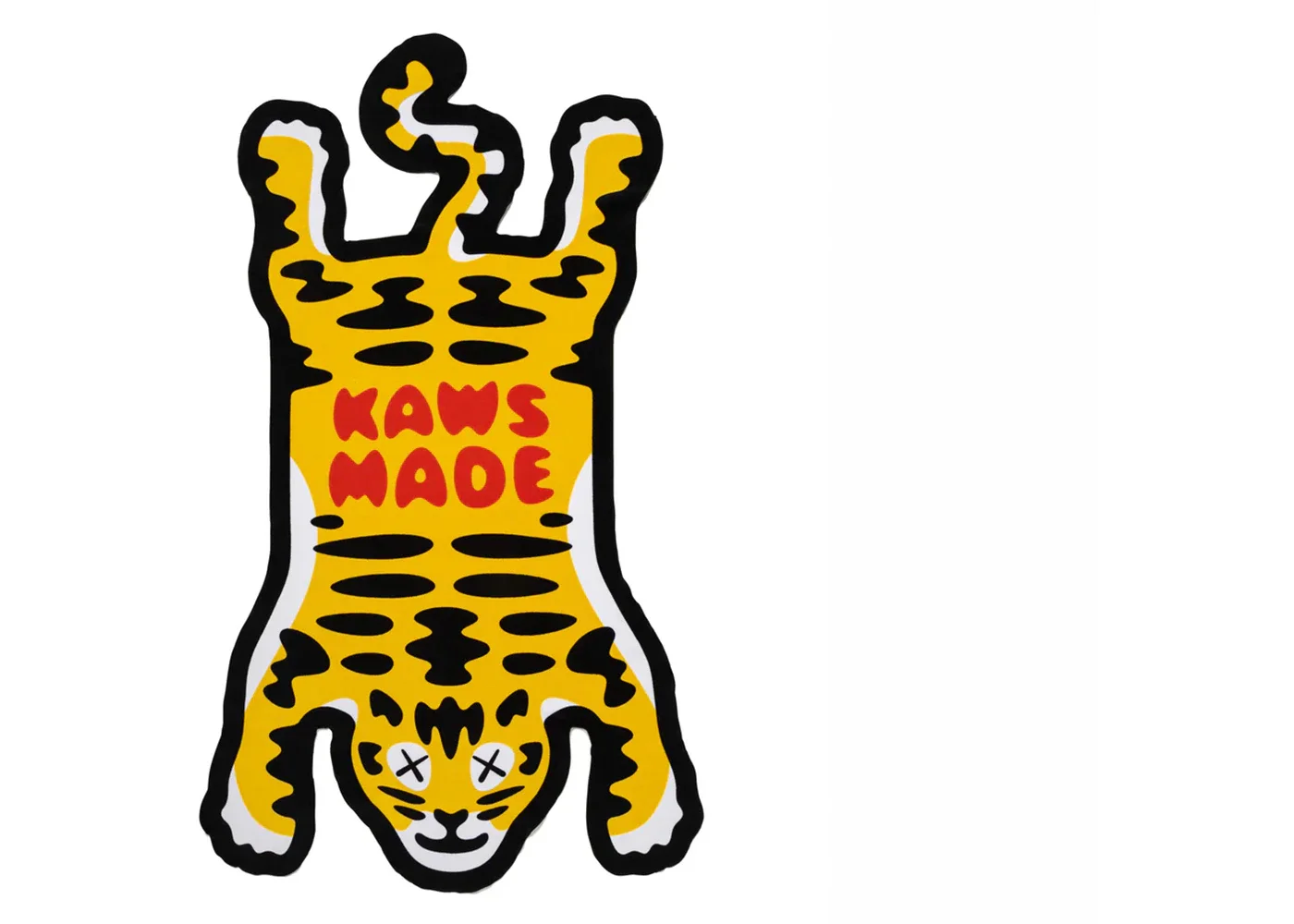 Human Made x KAWS Made Beach Towel Yellow - 1