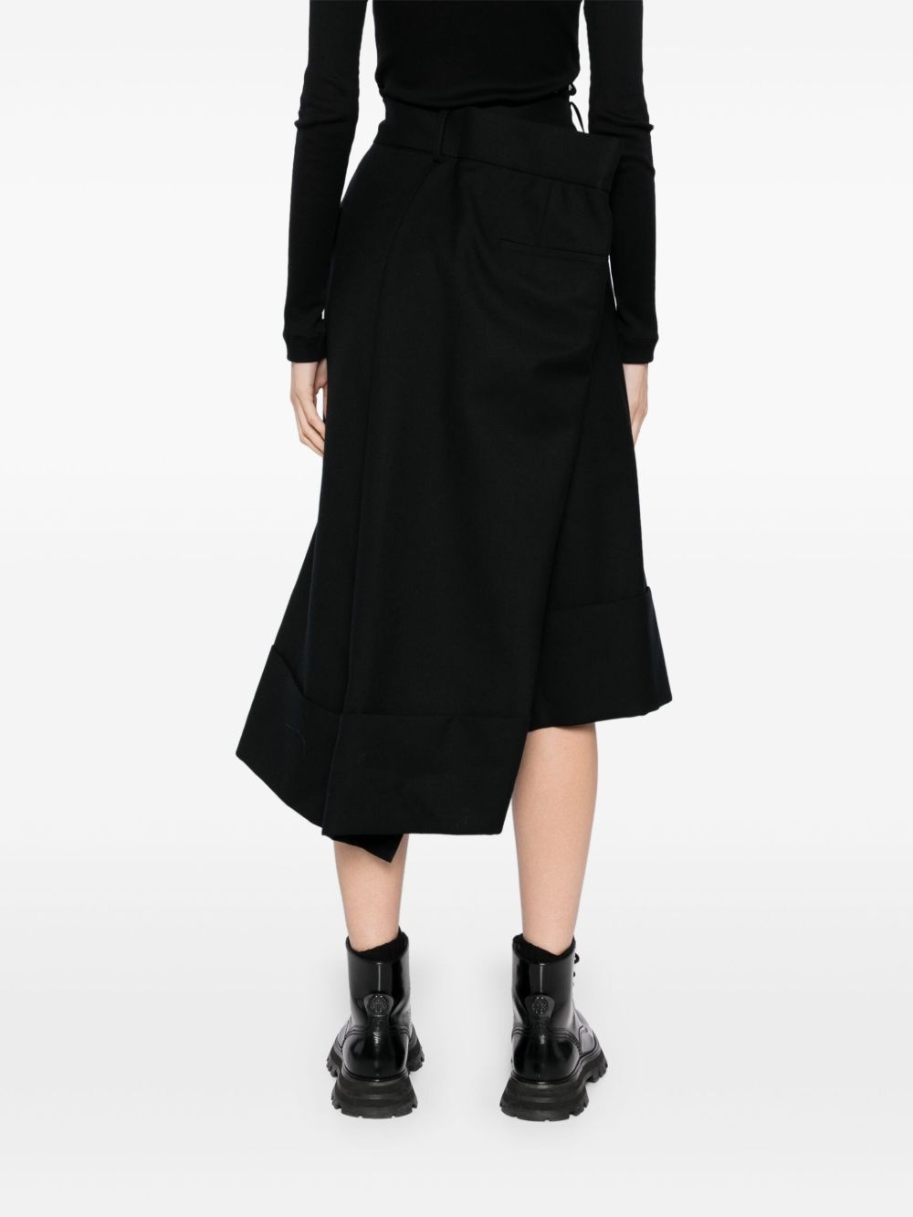 extended waistband skirt - 4