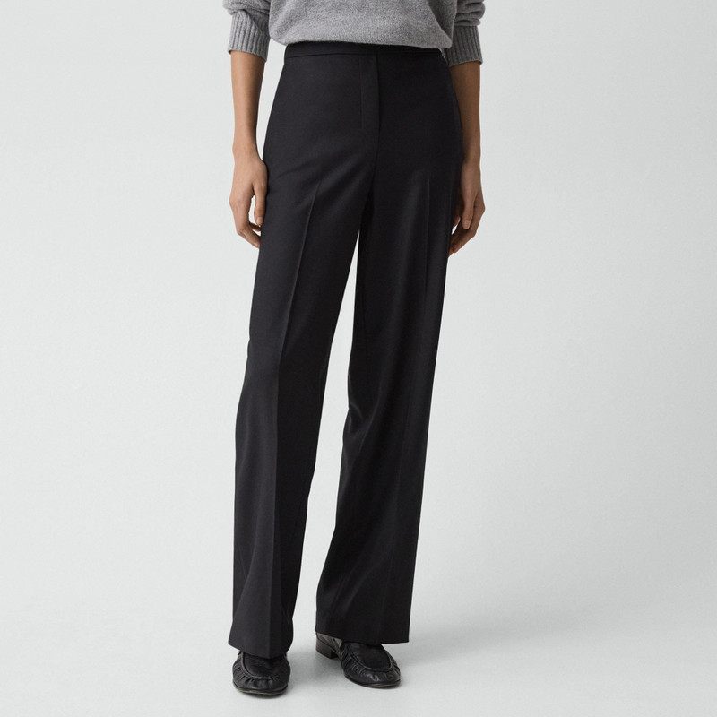 Wide-Leg Pull-On Pant in Sleek Flannel 5