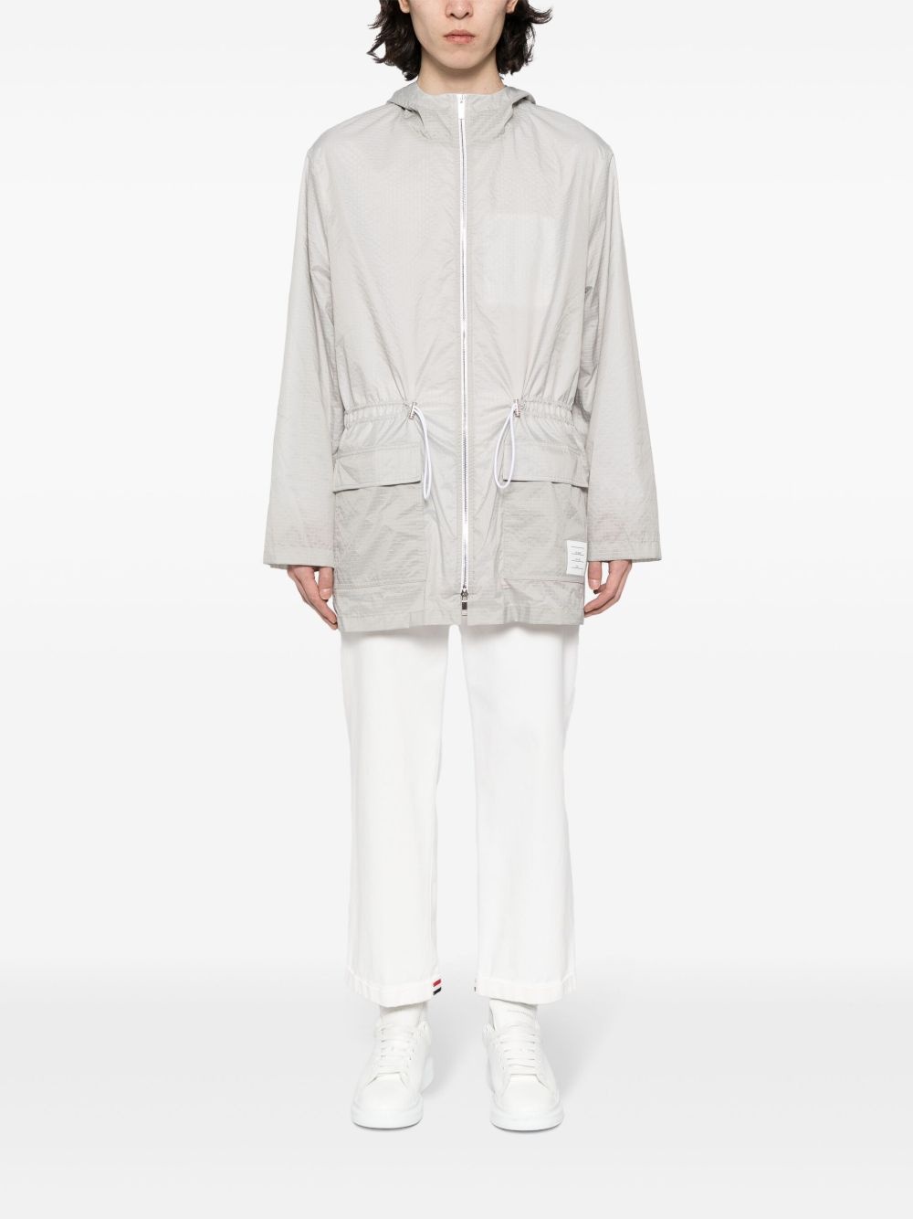 zip-up hooded jacket - 2