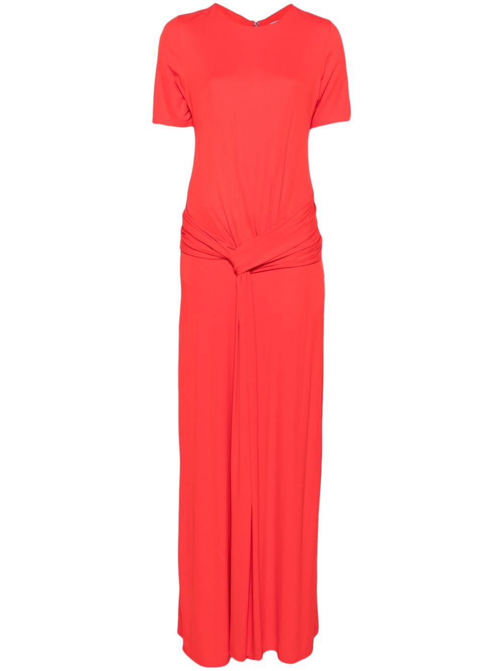 draped maxi dress - 1