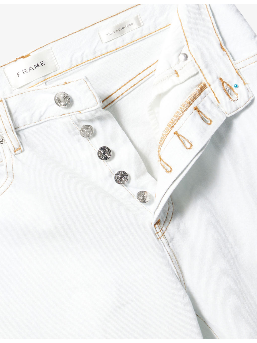 Vertical Crop Straight-Leg High-Rise Jeans - 6