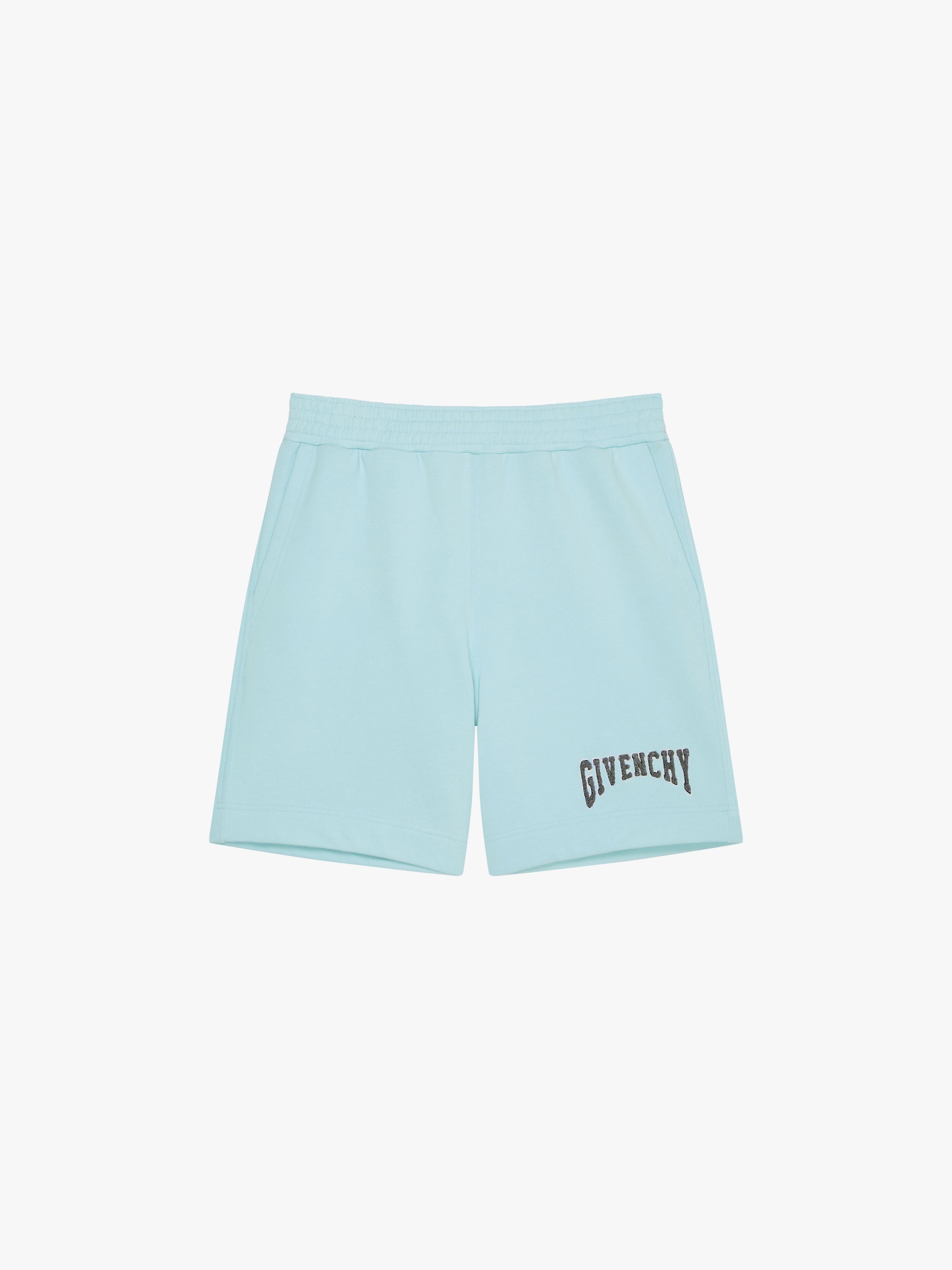 BERMUDA SHORTS IN FELPA WITH PATCH - 1