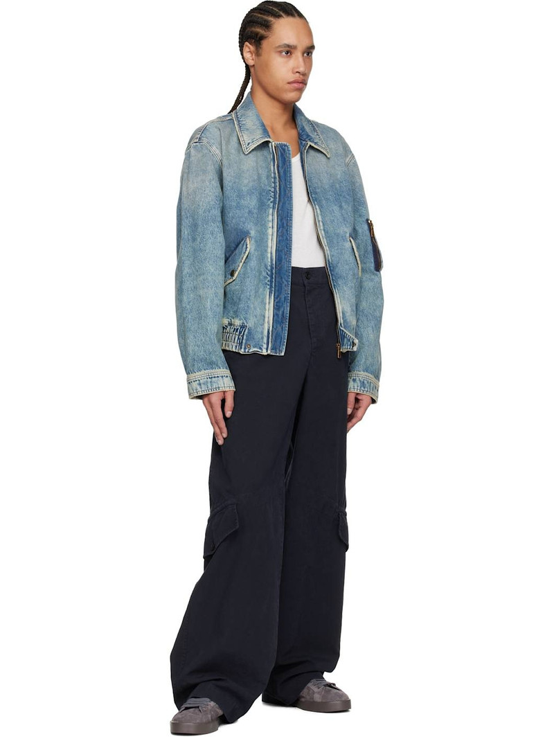 Dolce & Gabbana Gray Calfskin Strobel Portofino Light Sneakers outlook