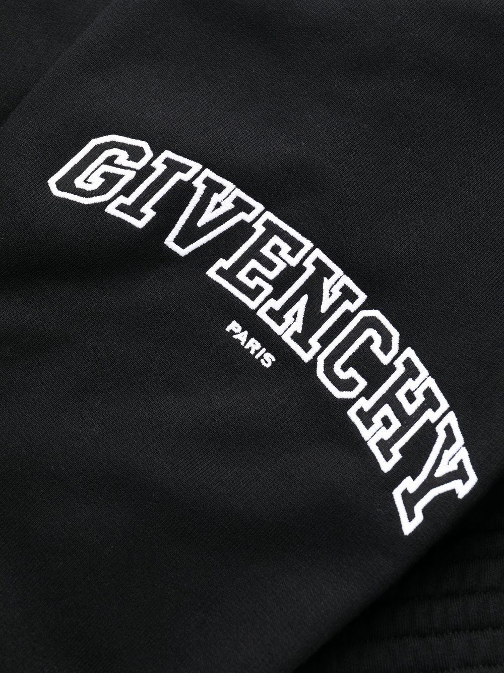 logo-embroidered tapered sweatpants - 6