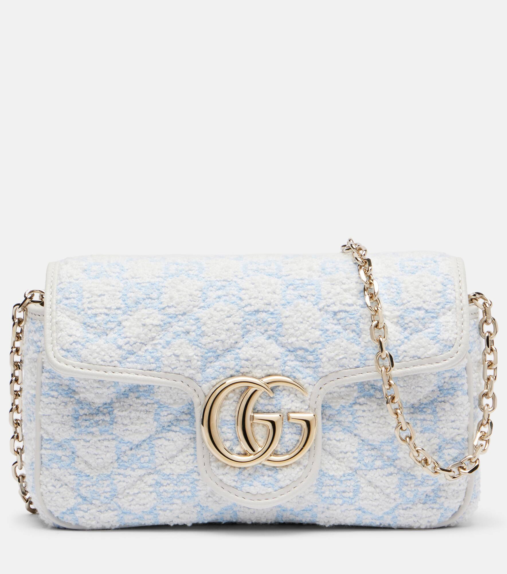 GG Marmont Mini bouclé shoulder bag - 1