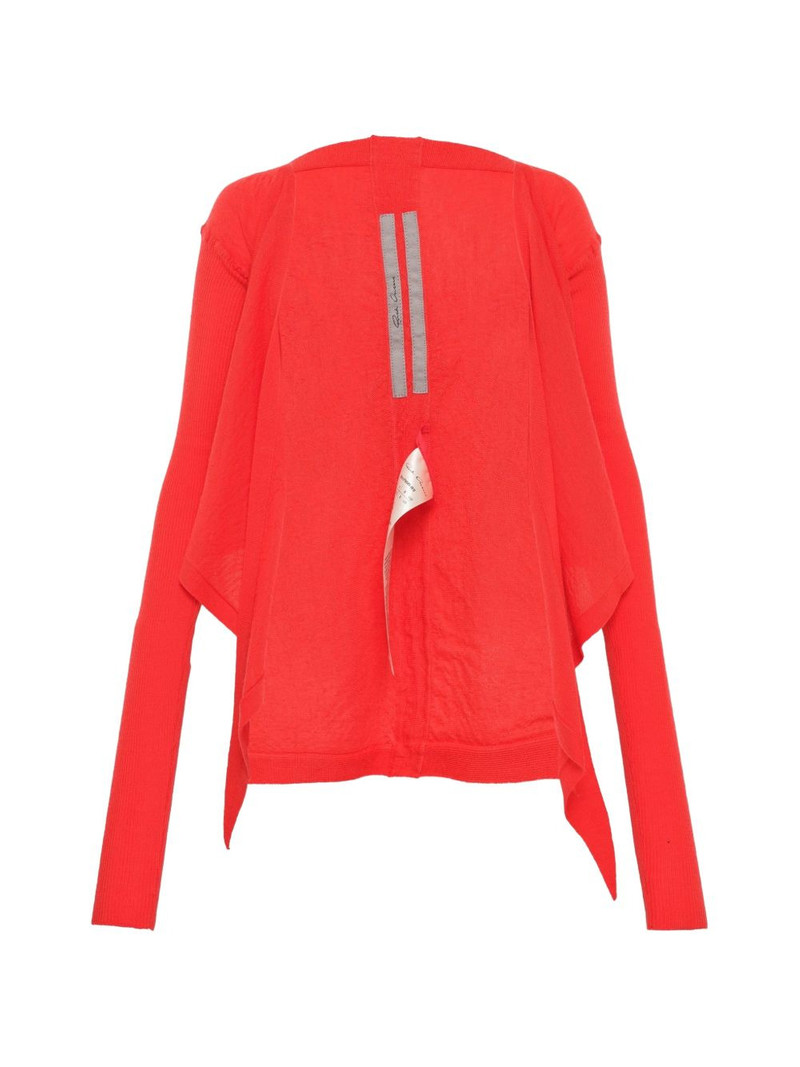 Crop Wrap cashmere cardigan 1