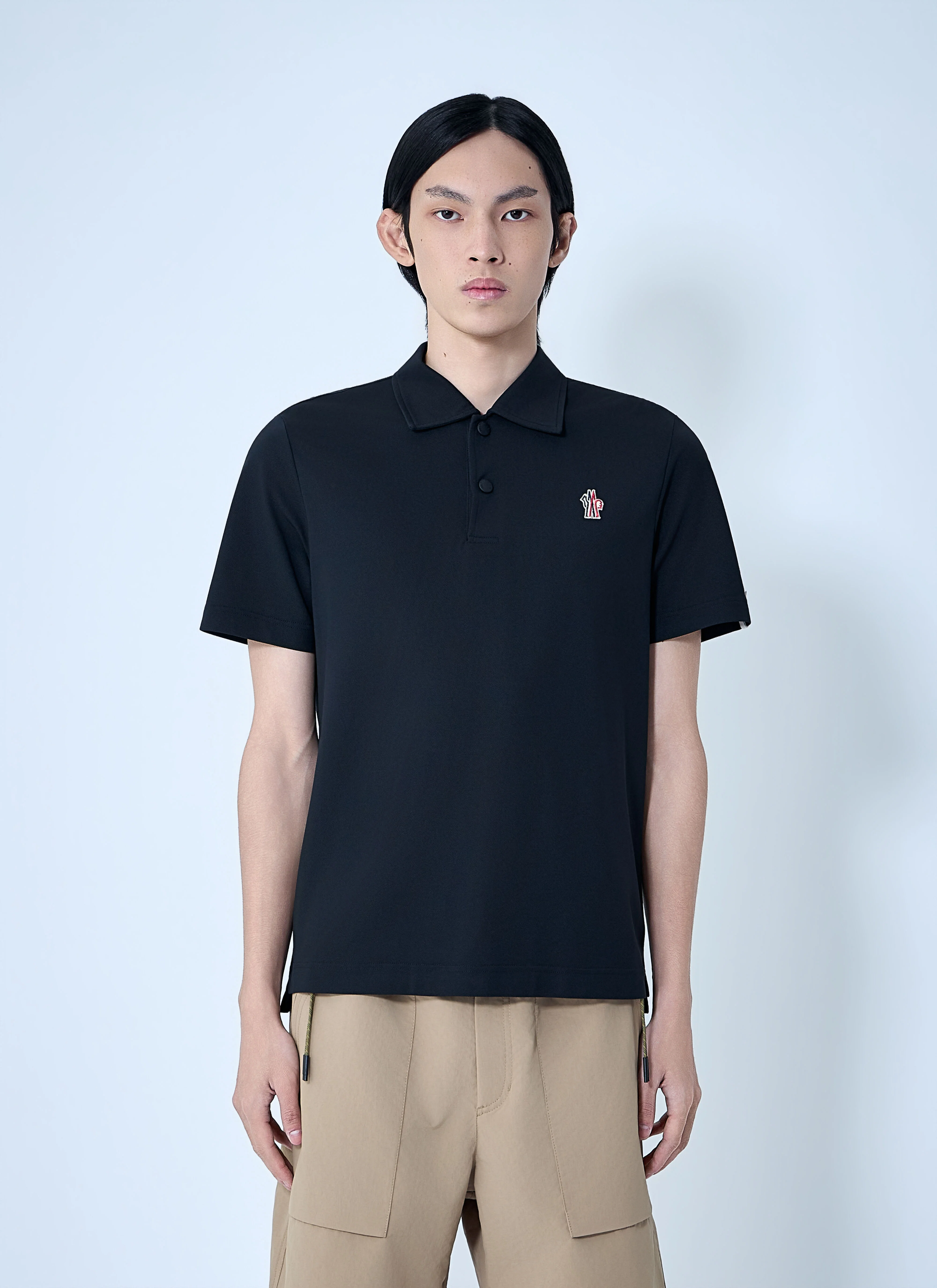 Embroidered Logo Polo Shirt - 1