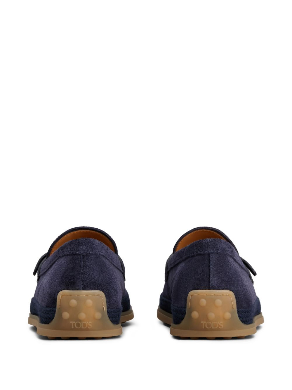 buckle-detail suede loafers - 3