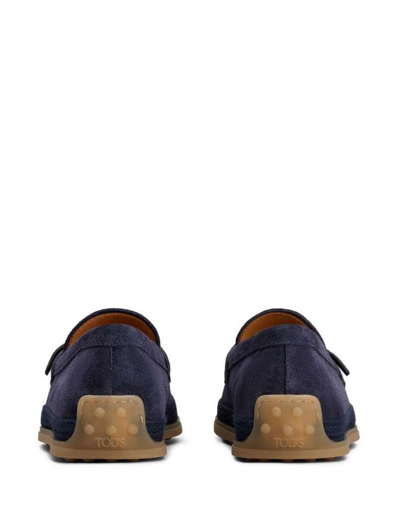buckle-detail suede loafers 3
