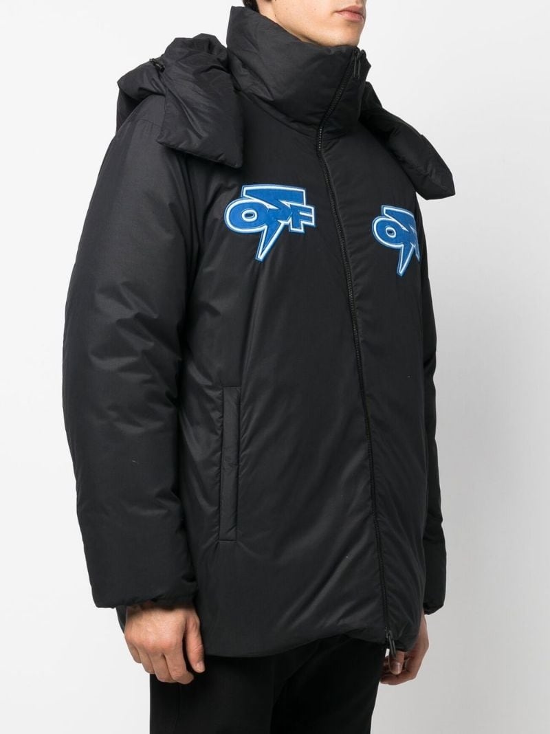 トップス Off - White Short Logo Parka Off - White Short Logo Parka
