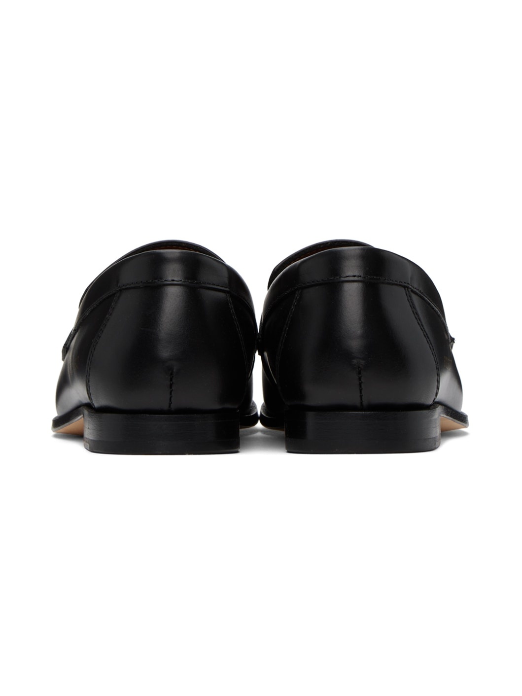Black Flat Loafers - 2