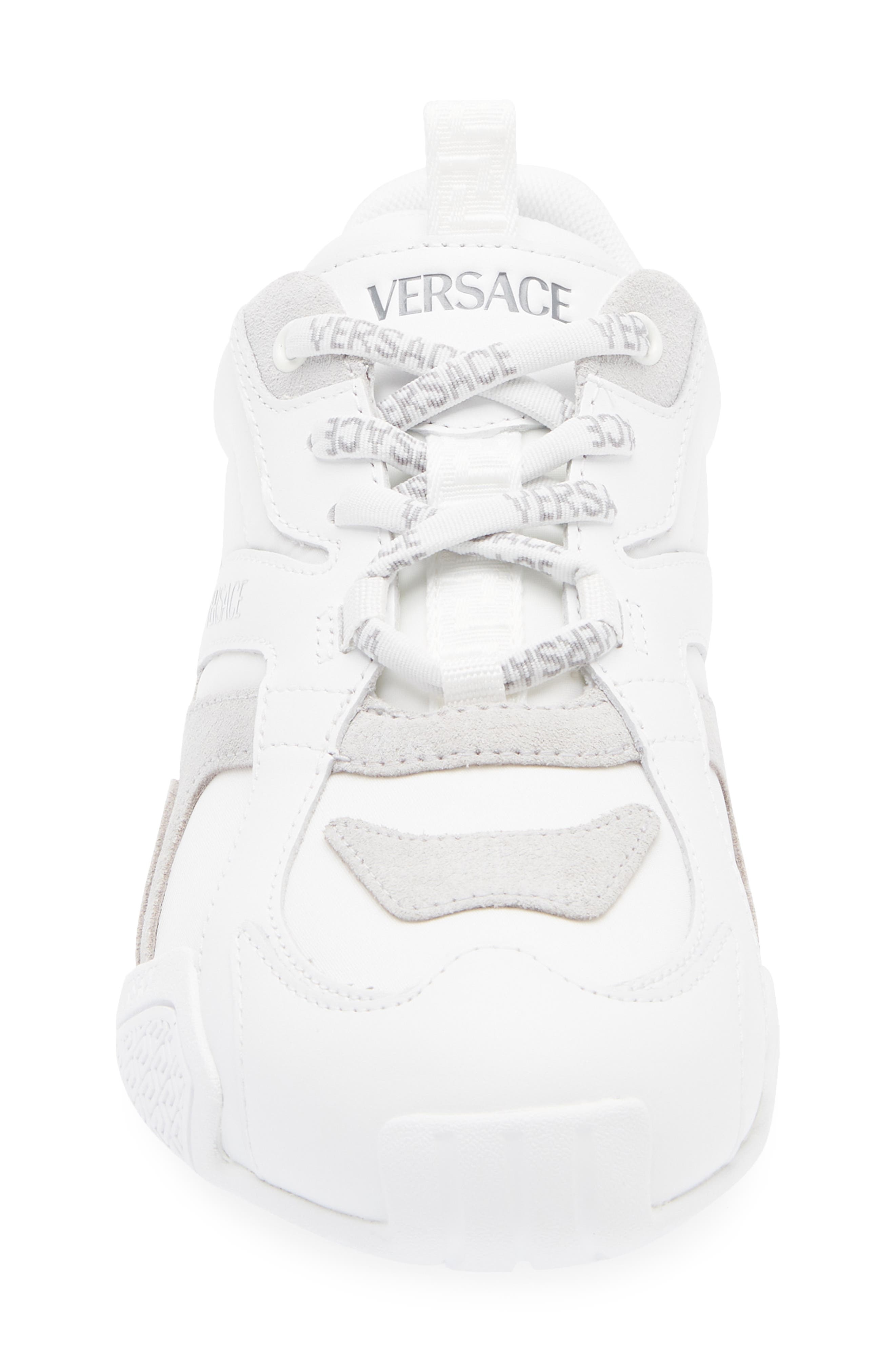 Versace Galaxia Sneaker in White Concrete at Nordstrom - 4