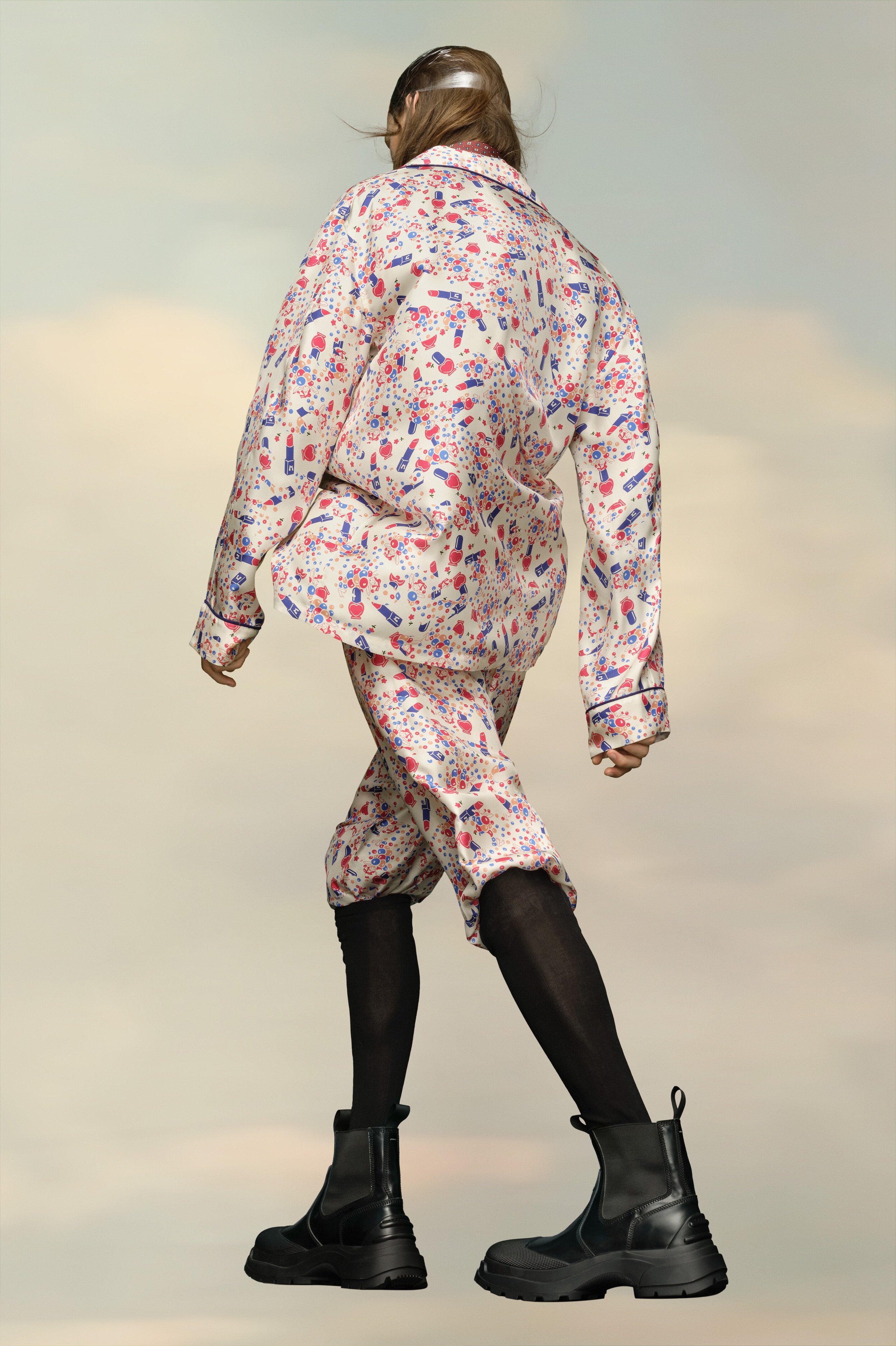 Ditsy' silk shirt - 4
