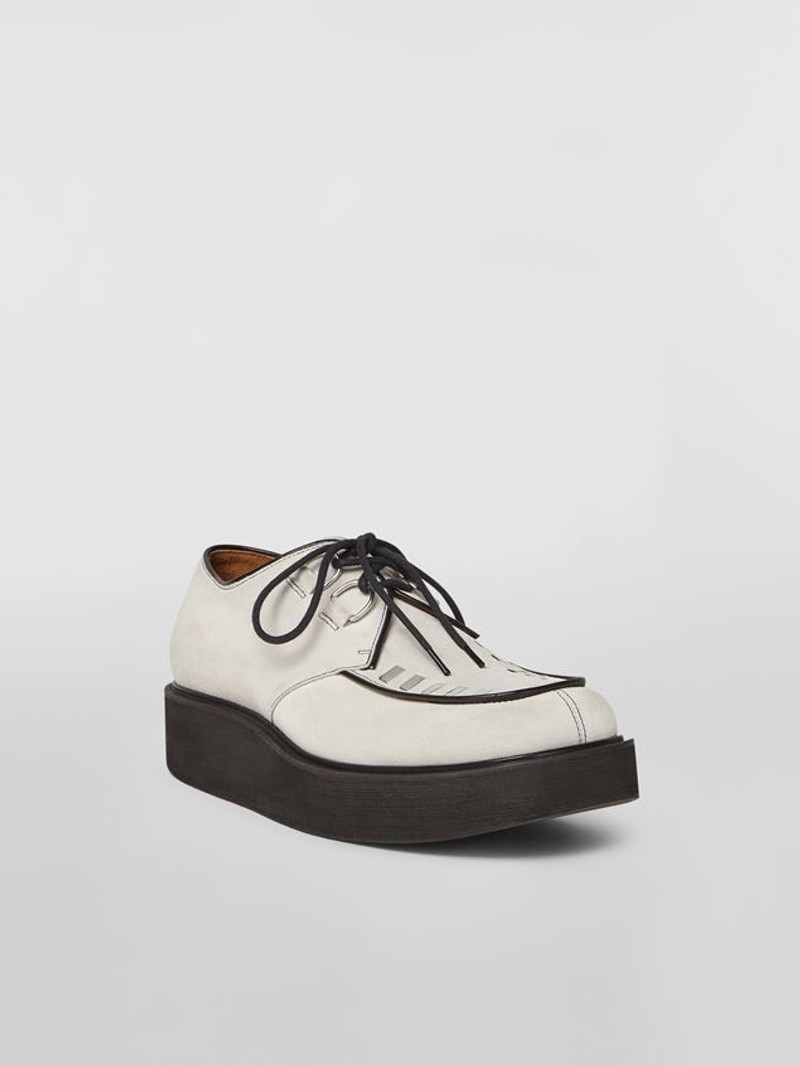 Marni CALFSKIN LACE-UP WITH SQUARE TOE outlook