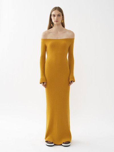 Chloé FITTED OFF-THE-SHOULDER DRESS outlook