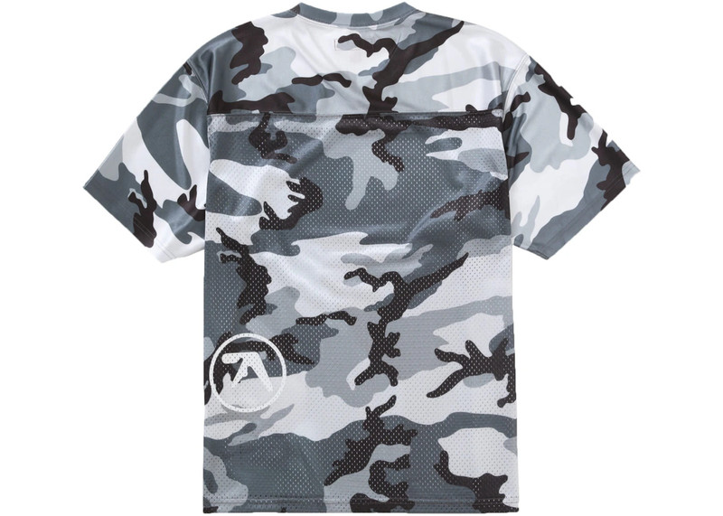 Supreme Supreme Aphex Twin Football Jersey Snow Camo outlook