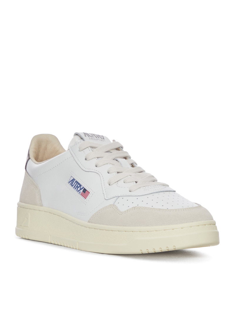AUTRY AUTRY MEDIALIST IN WHITE LEATHER outlook