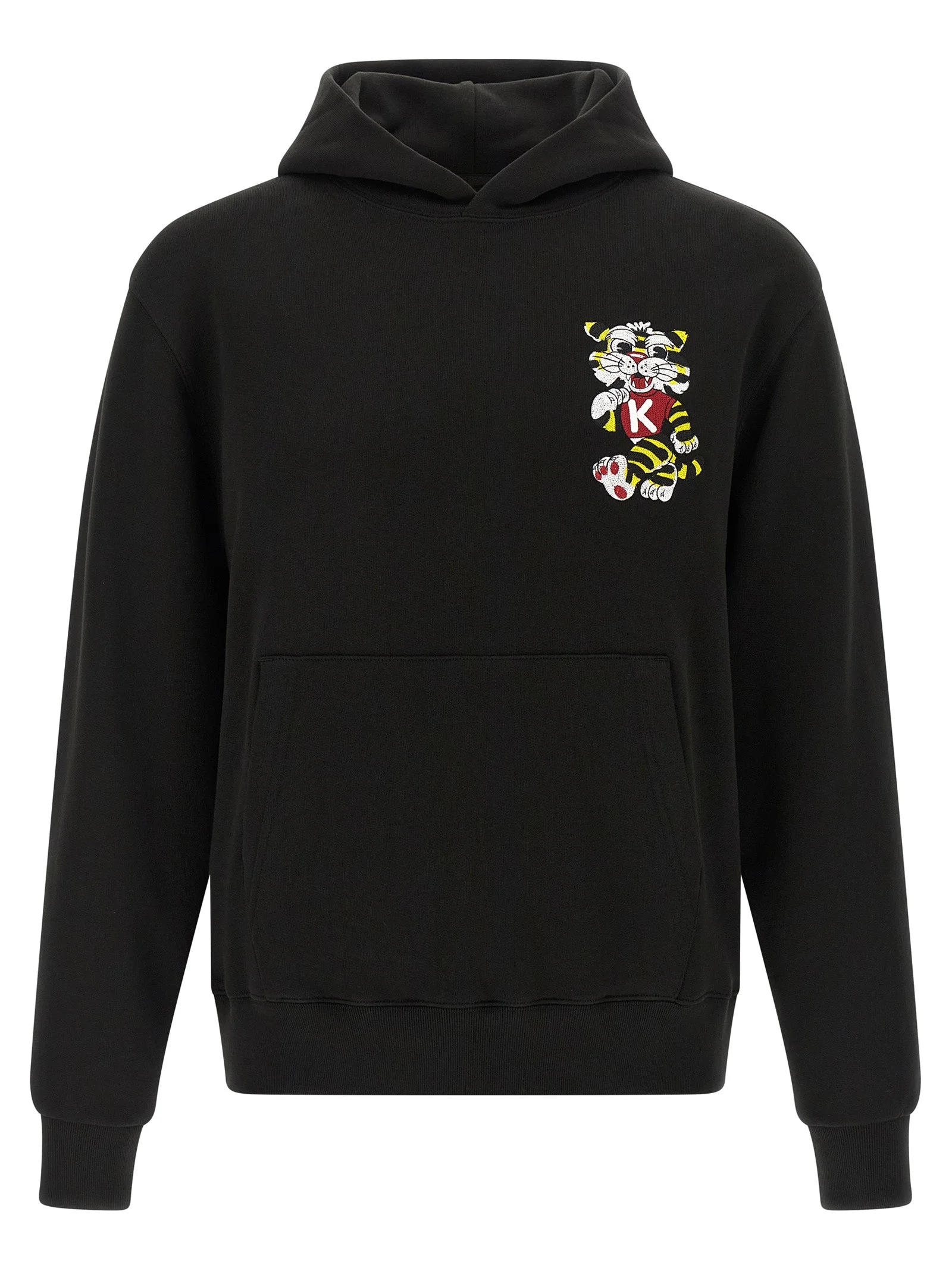 Wild Tiger Embroidered Sweatshirt Black - 1